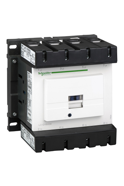 Schneider LC1D115004FD Tesys D 440V 200A 4P Ac1 110V DC Standart Bobinli Kontaktör