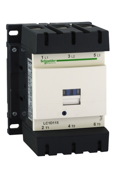 Schneider LC1D115R7 Tesys D 440V 115A 3P Ac3 440V AC Bobinli Kontaktör