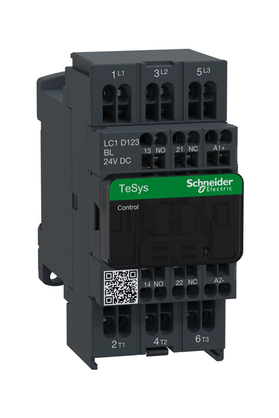 Schneider LC1D123BL Tesys D 440V 12A 3P Ac3 24V DC Bobinli Kontaktör