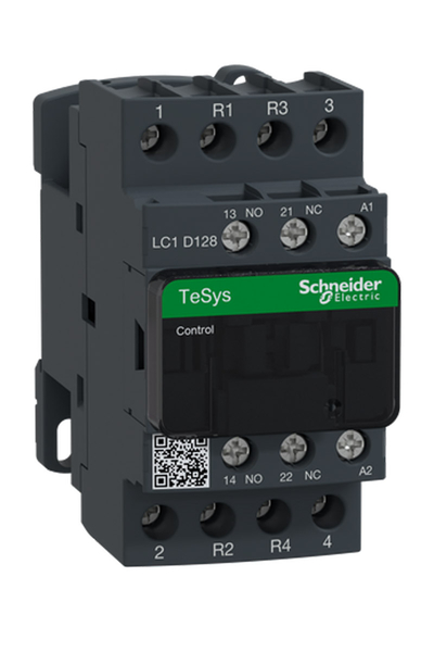 Schneider LC1D128D7 Tesys D 440V 25A 4P Ac1 42V AC Bobinli Kontaktör - Thumbnail