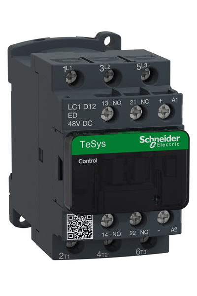 Schneider LC1D12ED Tesys D 48V DC 3P Ac3 12A Kontaktör - Thumbnail