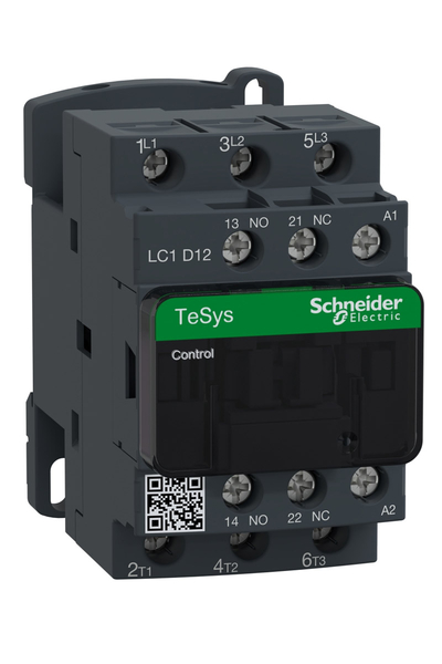 Schneider LC1D12G7 Tesys D 120V AC 3P Ac3 12A Kontaktör - Thumbnail