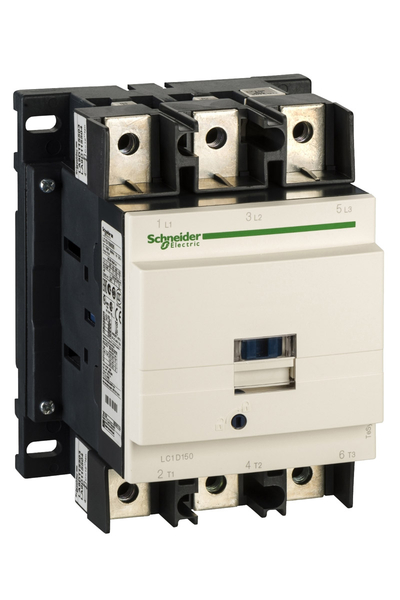 Schneider LC1D1506M7 Tesys D 440V 150A 3P Ac3 220V AC Bobinli Kontaktör