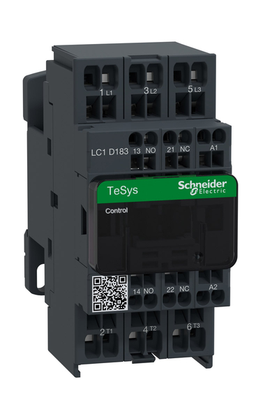 Schneider LC1D183B7 Tesys D 440V 18A 24VAC Bobinli Kontaktör - Thumbnail