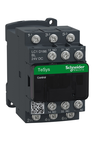 Schneider LC1D186BL Tesys D 24V DC 3P Ac3 18A Kontaktör
