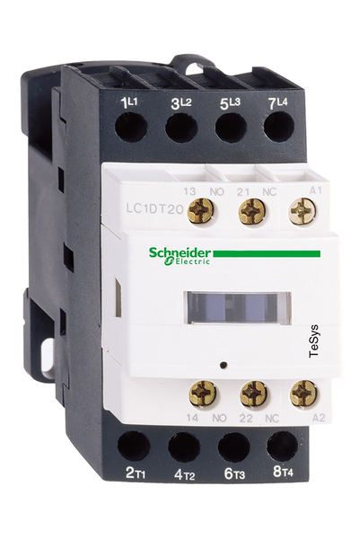 Schneider LC1D188BL Tesys D 24V DC 2NA+2NK 4P Ac1 32A Kontaktör