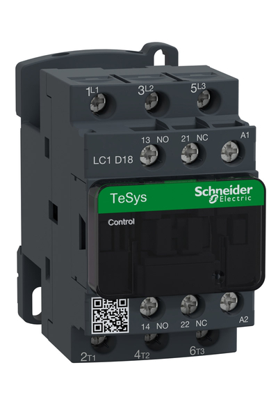 Schneider Electric - Schneider LC1D18Q7 Tesys D 440V 18A 380V AC 3P Kontaktör Schneider Electric - Schneider LC1D18Q7 Tesys D 440V 18A 380V AC 3P Kontaktör