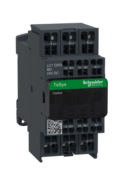 Schneider LC1D253BD Tesys D 440V 25A 3P Ac3 24V DC Bobinli Kontaktör