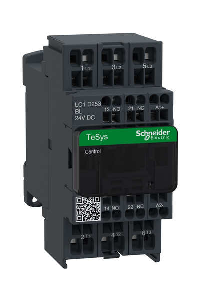 Schneider LC1D253BL Tesys D 440V 25A 24V DC 3P Kontaktör - Thumbnail