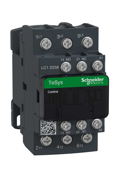 Schneider LC1D256B7 Tesys D 440V 25A 24VAC Bobinli Kontaktör