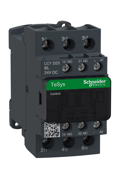 Schneider LC1D25BL Tesys D 24V DC 3P Ac3 25A Kontaktör