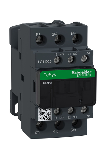 Schneider LC1D25D7 Tesys D 440V 25A 42V AC 3P Kontaktör