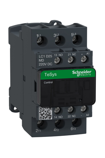 Schneider LC1D25MD Tesys D 220V DC 3P Ac3 25A Kontaktör