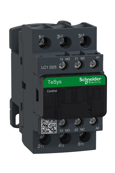 Schneider LC1D25N7 Tesys D 415V AC 3P Ac3 25A Kontaktör - Thumbnail
