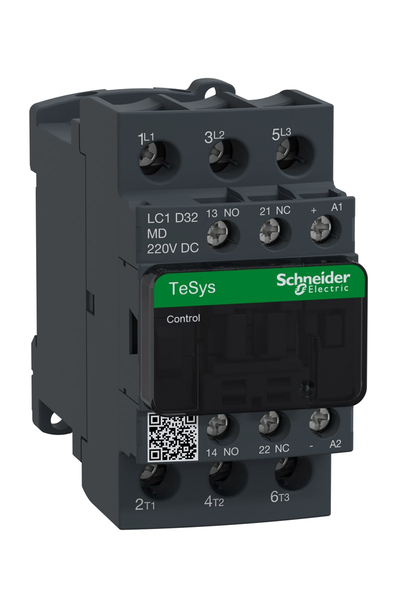 Schneider LC1D32MD Tesys D 220V DC 3P Ac3 32A Kontaktör