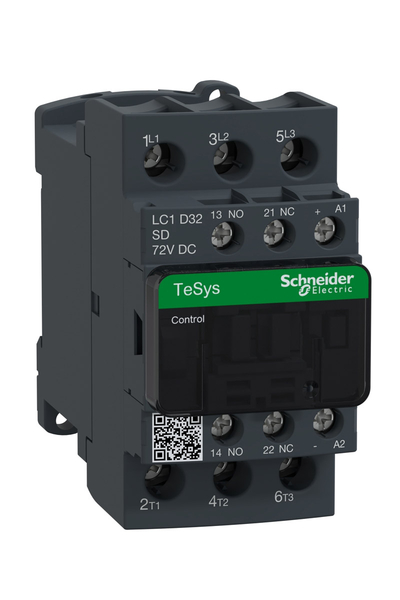Schneider LC1D32SD Tesys D 72V DC 3P Ac3 32A Kontaktör - Thumbnail