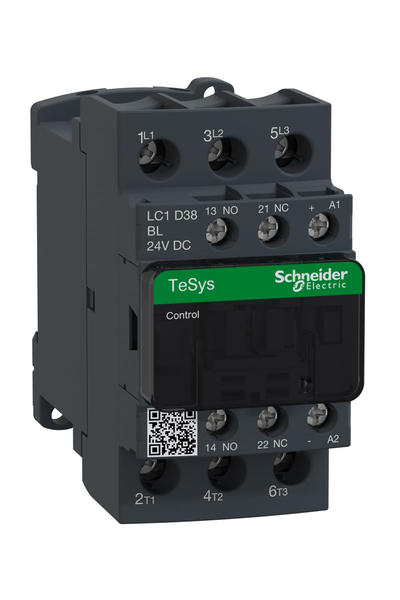 Schneider LC1D38BL Tesys D 24V DC 3P Ac3 38A Kontaktör