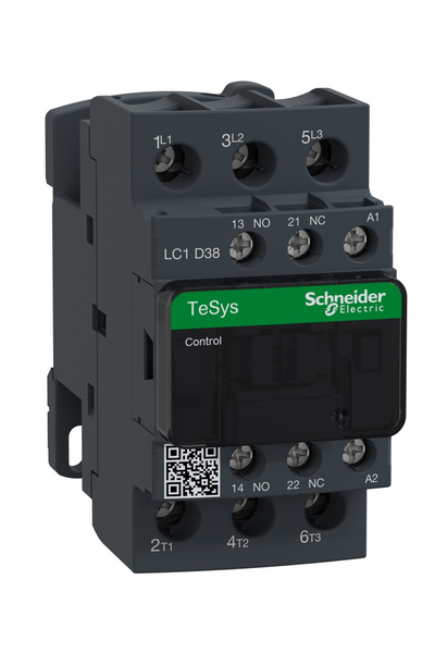 Schneider LC1D38U7 Tesys D 240V AC 3P Ac3 38A Kontaktör - Thumbnail