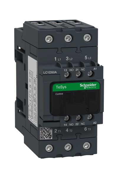 Schneider LC1D50AFE7 Tesys D 440V 50A 115VAC 50/60 Hz Bobinli Kontaktör