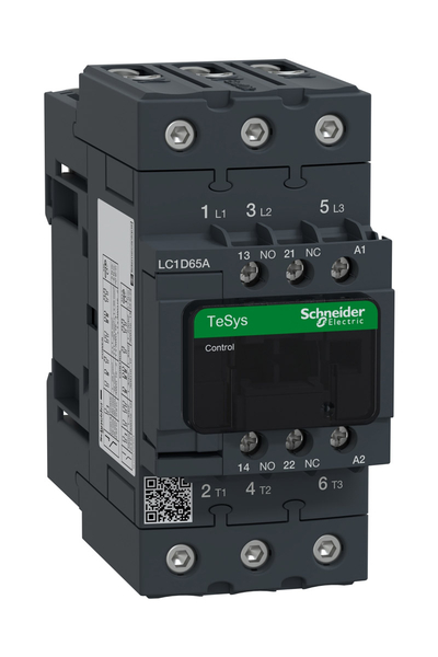 Schneider LC1D65AFE7 Tesys D 440V 65A 115VAC 50/60 Hz Bobinli Kontaktör - Thumbnail