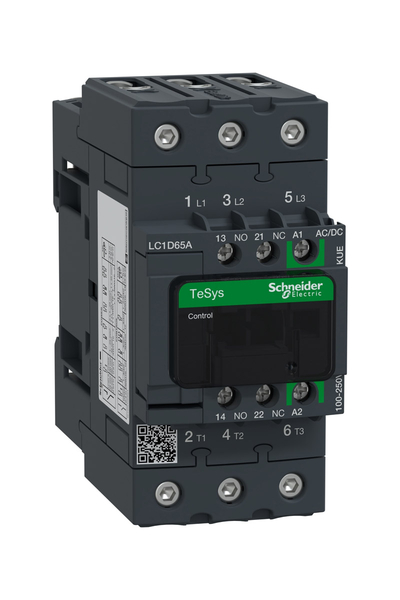 Schneider LC1D65AKUE Tesys D Green 100-250V Ac3 65A Kontaktör - Thumbnail