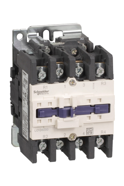 Schneider LC1D80008E7 Tesys D 48V AC 2NA+2NK 4P Ac1 125A Kontaktör