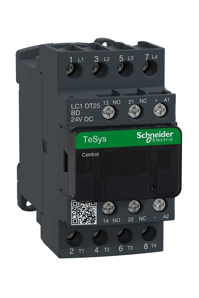 Schneider Electric - Schneider LC1DT25BD Tesys D 24V DC 4NA 4P Ac1 25A Kontaktör