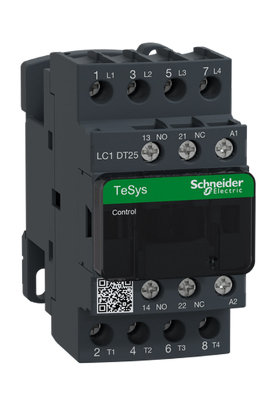 Schneider LC1DT25P7 Tesys D 230V AC 4NA 4P Ac1 25A Kontaktör - Thumbnail