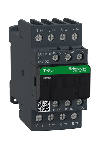 Schneider Electric - Schneider LC1DT40BL Tesys D 440V 40A 4P Ac1 24V DC Düşük Tüketim Bobinli Kontaktör