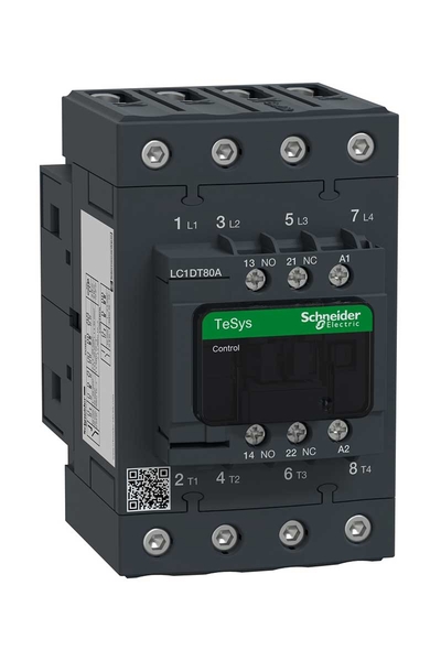 Schneider LC1DT80AM7 Tesys D 220V AC 4NA 4P Ac1 80A Kontaktör