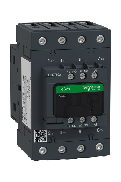 Schneider LC1DT80AU7 Tesys D 440V 80 A 240VAC 50/60Hz Bobinli Kontaktör - Thumbnail