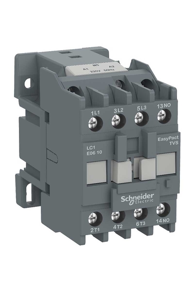 Schneider LC1E1210B7 EASYPACT TVS 3P 12A 24VAC 1NA Kontaktör