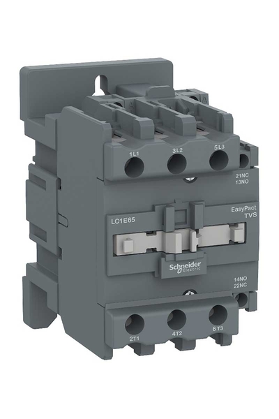 Schneider LC1E65B5 EASYPACT TVS 3P 65A 24VAC 50Hz1NA+1NK Kontaktör