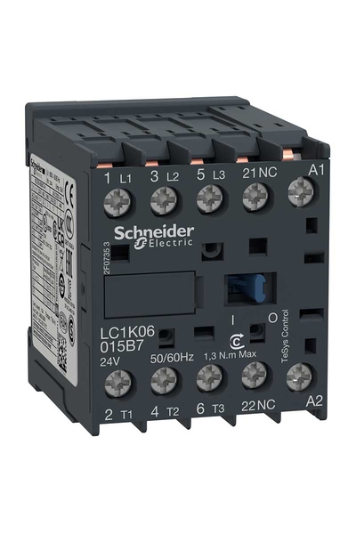 Schneider LC1K06015F7 Tesys K 440V 6A 110VAC Bobinli Kontaktör
