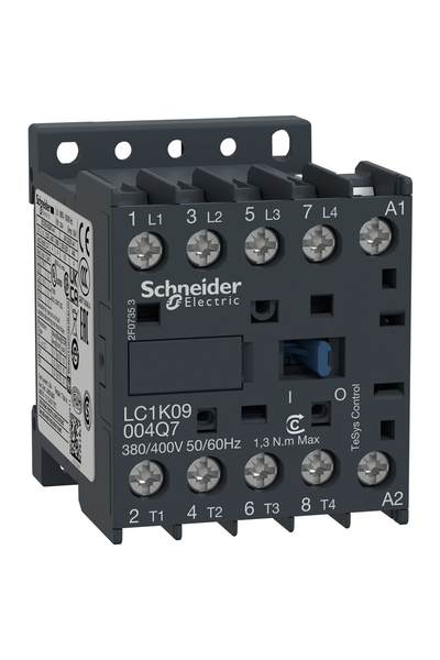 Schneider LC1K09004M7 Tesys K 220V AC 4NA 4P Ac1 20A Kontaktör - Thumbnail
