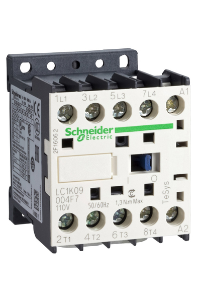Schneider LC1K09008P7 Tesys K 230V AC 2NA+2NK 4P Ac1 20A Kontaktör