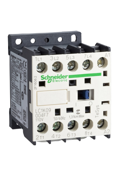 Schneider LC1K12004B7 Tesys K 24V AC Bobinli 440V 4P 4NA Ac1 20A Kontaktör - Thumbnail