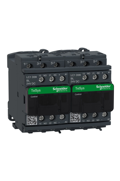 Schneider LC2D09BLV Tesys D 24V DC 9A Ac3 Envensör Kontaktör