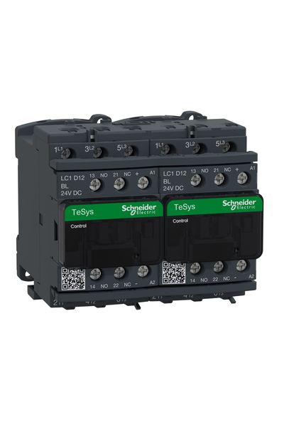 Schneider LC2D12BL Tesys D 440V 12A 3P 3NA Ac3 Dönüşlü Kontaktör