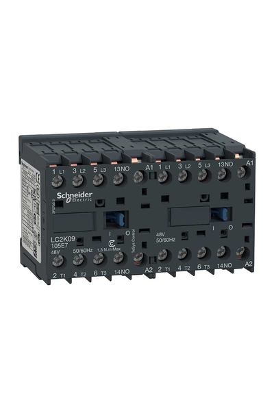 Schneider LC2K09105E7 Tesys K 48V AC 1NA 3P Ac3 9A Envensör Kontaktör