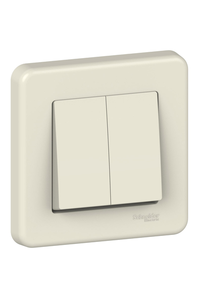 Schneider Electric - Schneider LNA0300323 Leona 10AX Krem Çerçeveli Komütatör