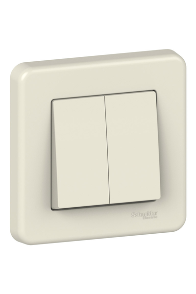 Schneider Electric - Schneider LNA0600323 Leona 10AX 2li Krem Çerçeveli Vavien Schneider Electric - Schneider LNA0600323 Leona 10AX 2li Krem Çerçeveli Vavien