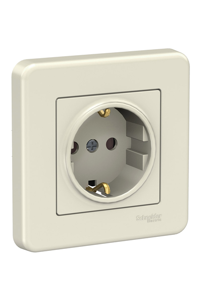Schneider Electric - Schneider LNA2900223 Leona 16A Krem Çerçeveli Çocuk Korumalı Topraklı Priz Schneider Electric - Schneider LNA2900223 Leona 16A Krem Çerçeveli Çocuk Korumalı Topraklı Priz
