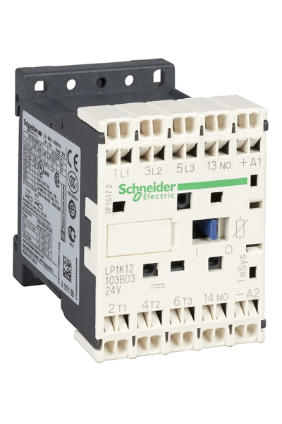 Schneider LP1K12103BD Tesys K 440V 12A 24VDC Bobinli Kontaktör - Thumbnail