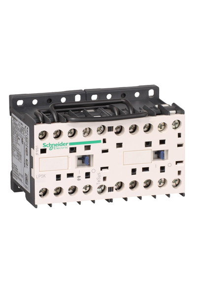Schneider LP5K1201BW3 Tesys K 24V DC Bobinli 440V 3P 3NA Ac3 12A Enversör Kontaktör - Thumbnail