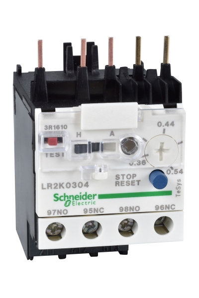 Schneider Electric - Schneider LR2-K0304 0.36-0.54A K Serisi Termik Röle Schneider Electric - Schneider LR2-K0304 0.36-0.54A K Serisi Termik Röle