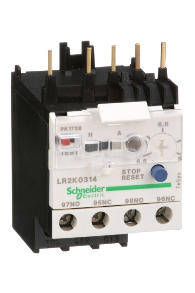 Schneider Electric - Schneider LR2-K0314 5.5-8A K Serisi Termik Röle Schneider Electric - Schneider LR2-K0314 5.5-8A K Serisi Termik Röle