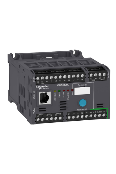 Schneider LTMR08DBD Tesys T 0.4 8A 24VDC Devicenet 6 Logic İnputs 3 Relay Logic Outputs Motor Kontrolörü - Thumbnail