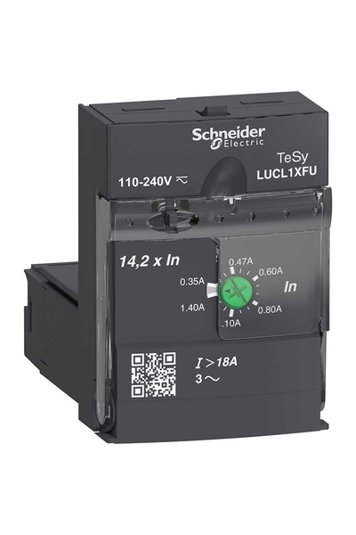 Schneider LUCL1XFU 0.35-1.4A 110-220VDC/AC Manyetik Kontrol Ünitesi
