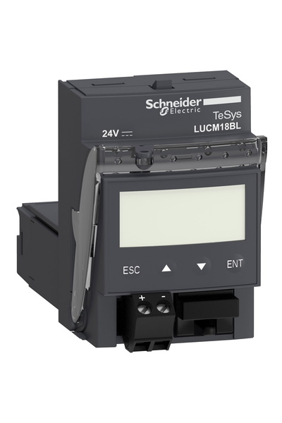 Schneider Electric - Schneider LUCM18BL Tesys U 24V DC 1P/3P 4.5-18A Çok Fonksiyonlu Kontrol Ünitesi